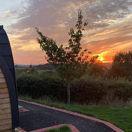 فندق Rabbit Glamping Pod School House Farm Leighton  المظهر الخارجي الصورة